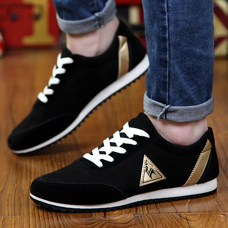 Men Trendy Sneakers Lightweight Suede Running Shoes Men Sports Shoes Comfort Casual Men's Shoes Designer Sneakers Male Footwear