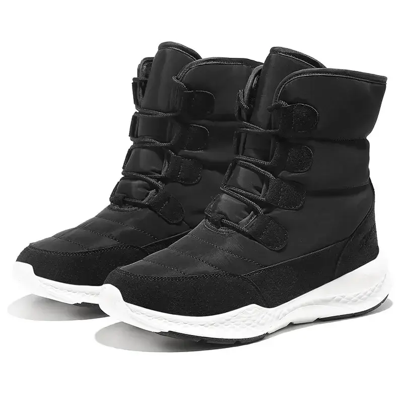 2024Warm Women's Wedge Platform Boots Outdoor Thick Soled Comfortable Cotton Shoes Anti Slip Mountaineering Travel Snow Boots