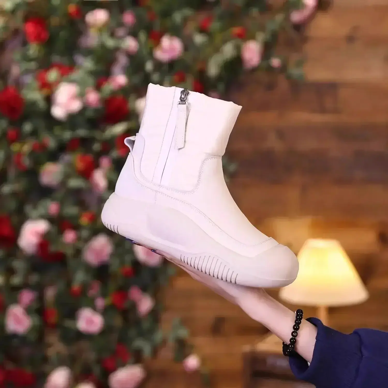 Snow Boots for Women  Cotton Shoes Winter Plush Thick Sole Women's Shoes Platform Anti Slip Warm Ankle Boots Shoes 2024