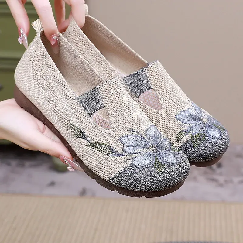 Women's summer breathable mesh flat shoes，women's shoes，casual sneakers shoes, 2025