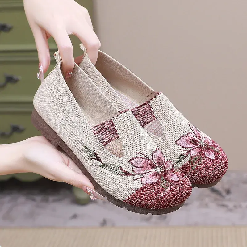 Women's summer breathable mesh flat shoes，women's shoes，casual sneakers shoes, 2025