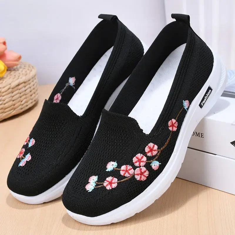 2025 Women's summer breathable mesh flat shoes，women's shoes，casual sneakers shoes,