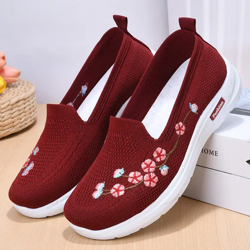 2025 Women's summer breathable mesh flat shoes，women's shoes，casual sneakers shoes,