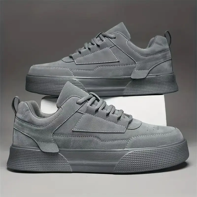 Shoes Men Couple Casual Skateboard Shoes Comfortable Sneakers Men's Fashion 2025 Trendy Thick Soled  Plus Size 39-47