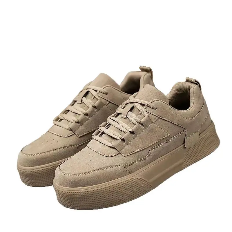 Shoes Men Couple Casual Skateboard Shoes Comfortable Sneakers Men's Fashion 2025 Trendy Thick Soled  Plus Size 39-47