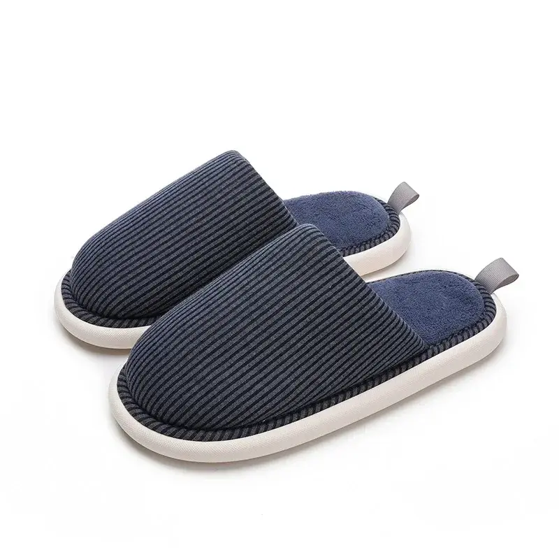 Cotton Slippers Women Winter Floor Plush Slipper Home Anti Slip Flat Bottom Comfort Soft Bottom Lightweight Cotton Slippers 2025