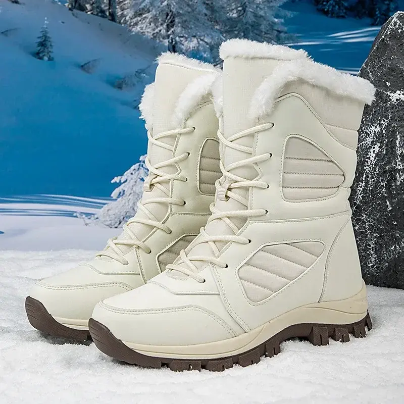 women Fashion Winter Sneakers Snow Boots Waterproof Super Warm women Shoes Outdoor Male Work Hiking Jogging Plush Boots