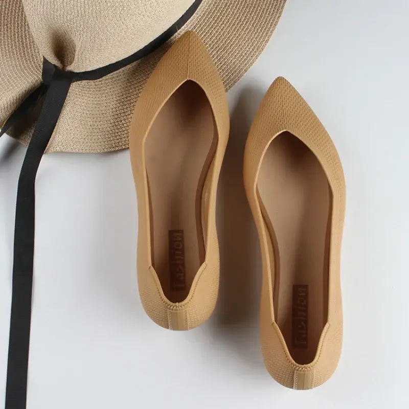 Summer Pointed Sandals Fashion Flat Sole Solid Casual Shallow Mouth Single Shoe woman designer shoes zapatos diseñador