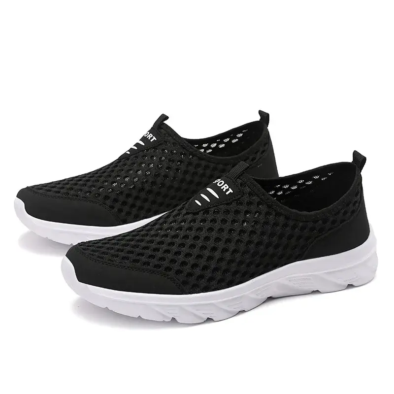 2025 Men Casual Shoes Breathable Slip on Male Casual Sneakers Anti-slip Men's Flats Outdoor Walking Shoes Size 39-46