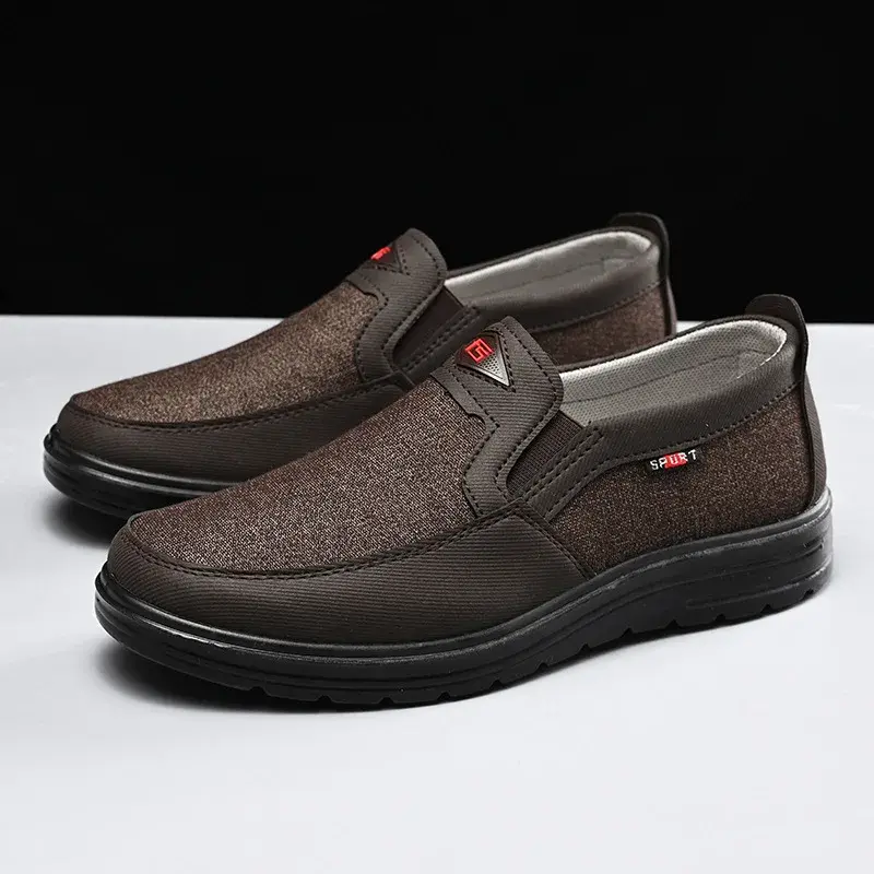Lightweight Men Casual Shoes Canvas Shoes Wear-resistance Non-slip Mens Loafers Breathable Comfort Driving Shoes Zapato Hombre