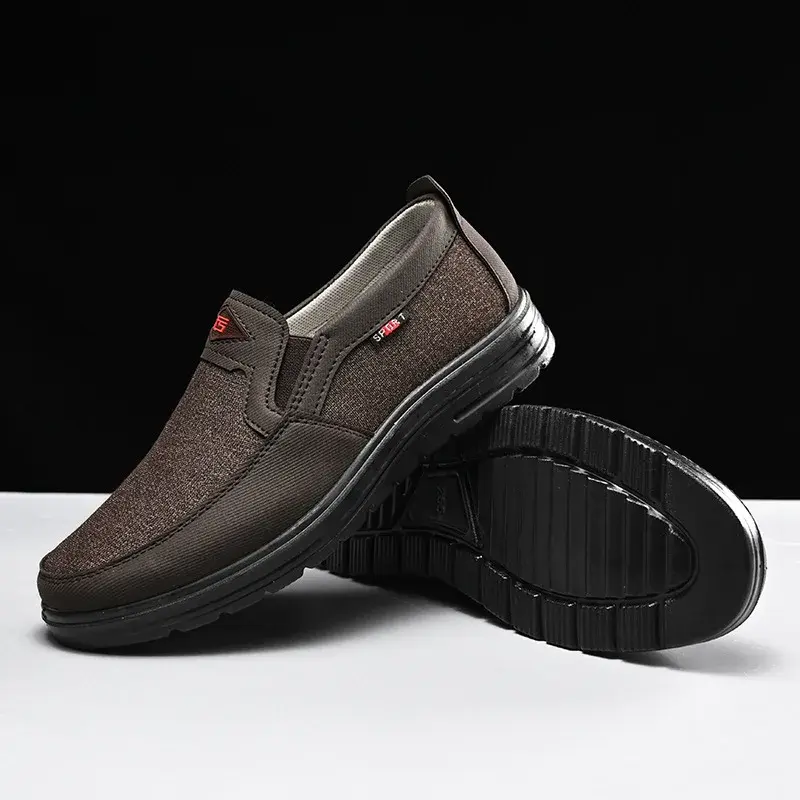 Lightweight Men Casual Shoes Canvas Shoes Wear-resistance Non-slip Mens Loafers Breathable Comfort Driving Shoes Zapato Hombre