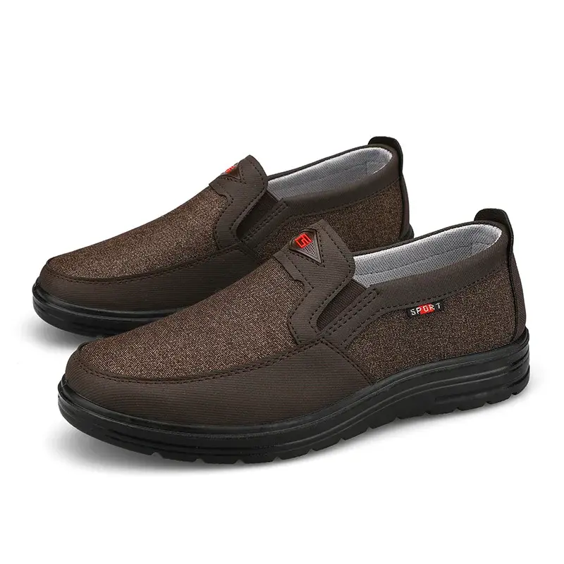 Lightweight Men Casual Shoes Canvas Shoes Wear-resistance Non-slip Mens Loafers Breathable Comfort Driving Shoes Zapato Hombre