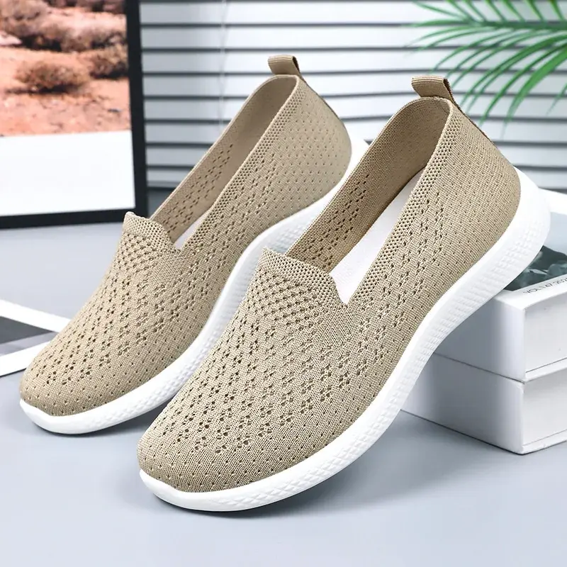 Women's summer breathable mesh flat shoes，women's shoes，casual sneakers shoes,2025