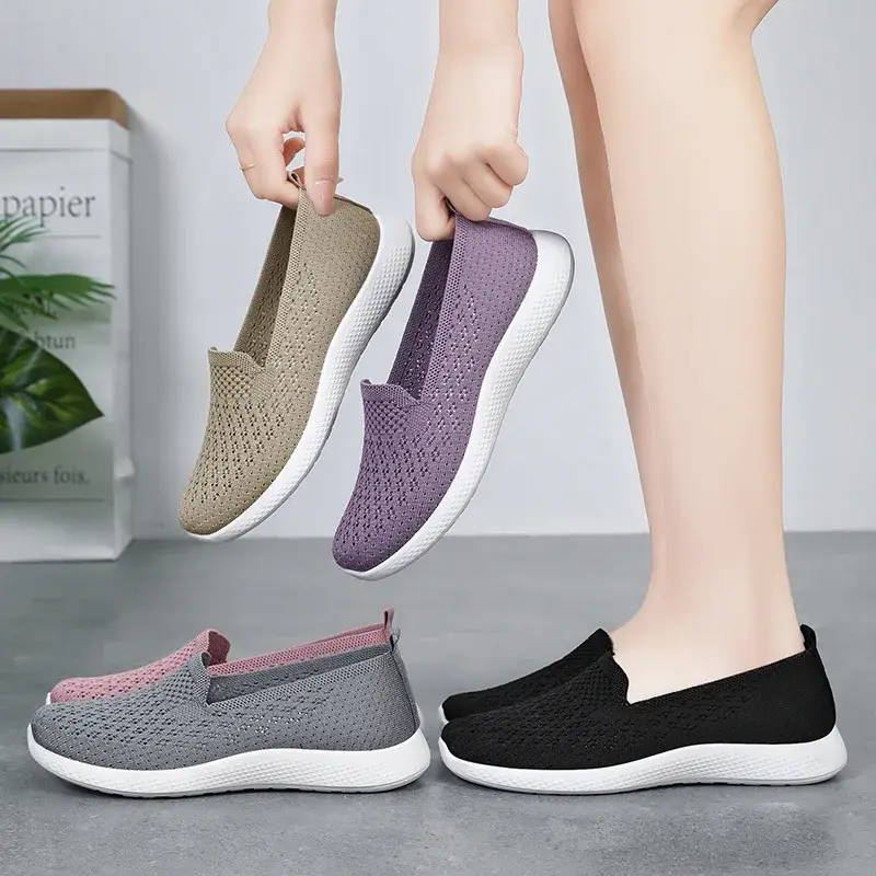 Women's summer breathable mesh flat shoes，women's shoes，casual sneakers shoes,2025