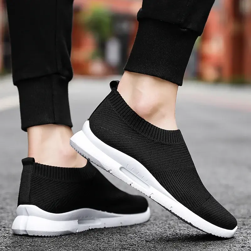 Breathable Men Running Shoes Outdoor Casual Sneakers Lightweight Walking Tennis Unisex Sports Footwear New Tenis Masculino
