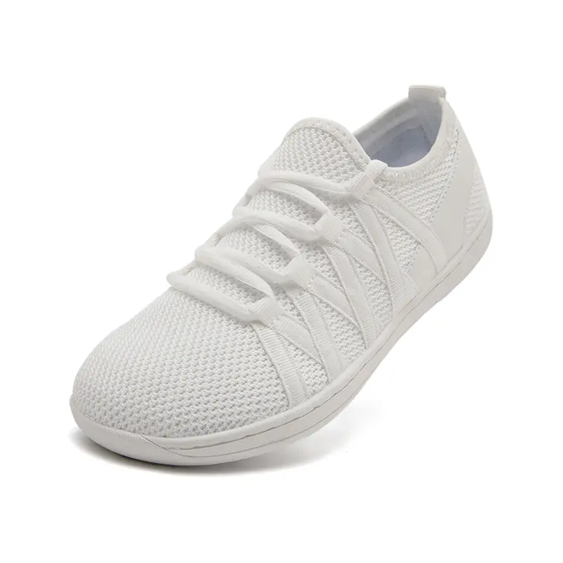 Elegant Women's Wide Toe Shoes Lightweight Anti-Slip Cushioned Sneakers Breathable Comfortable Versatile for Walking Travel Work