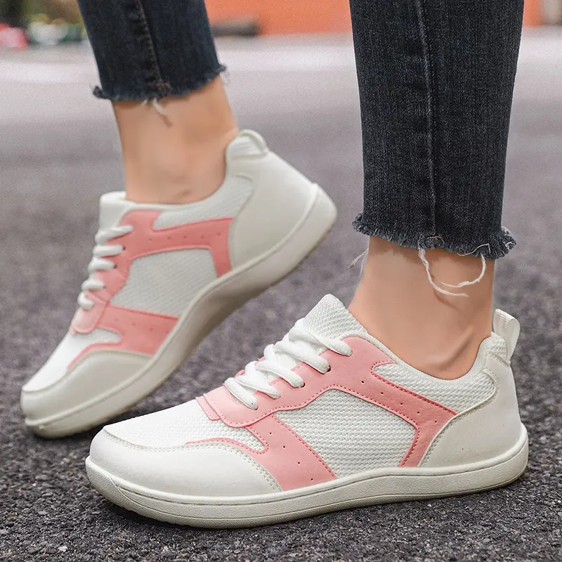 Fashion Women's Wide Width Comfort Shoes Breathable Upper Lightweight Anti-Slip Comfortable Walking Shoes for Work Versatile
