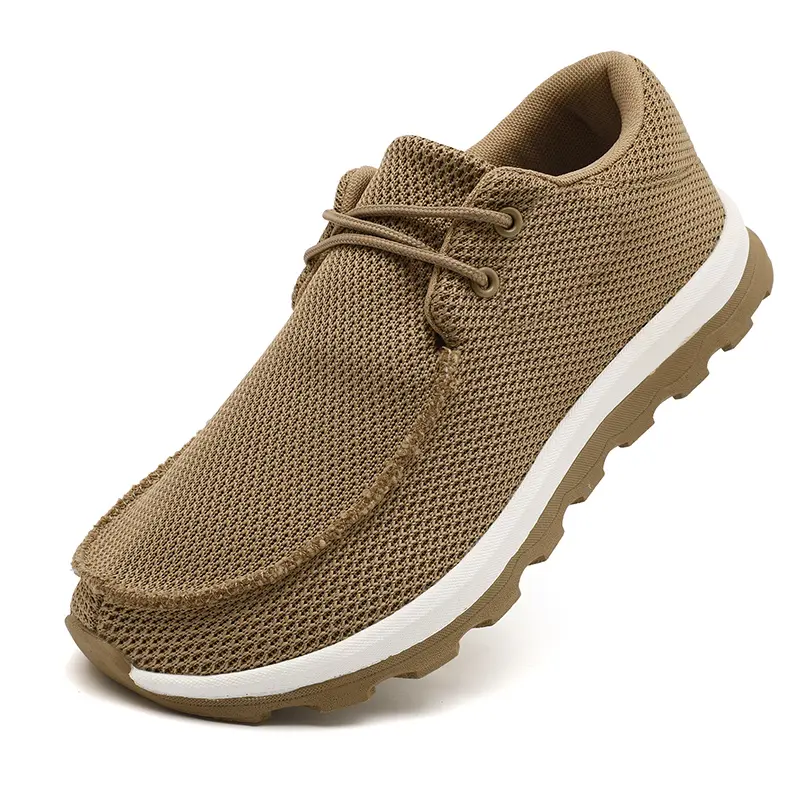 Men's Minimalist Outdoor Wide Shoes Breathable Mesh Upper Lightweight Comfortable Walking Shoes for Work Leisure Versatile