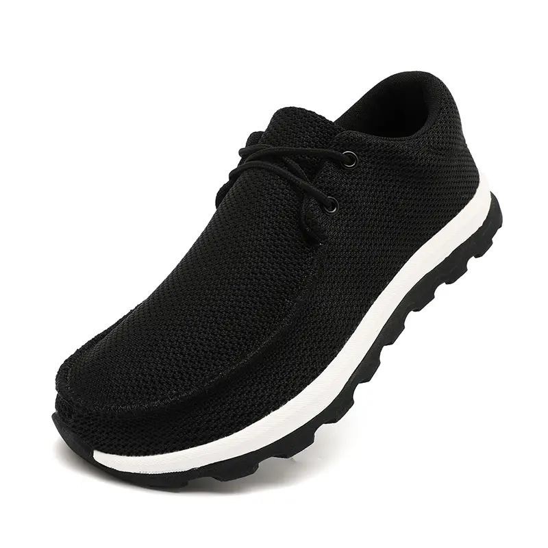 Men's Minimalist Outdoor Wide Shoes Breathable Mesh Upper Lightweight Comfortable Walking Shoes for Work Leisure Versatile