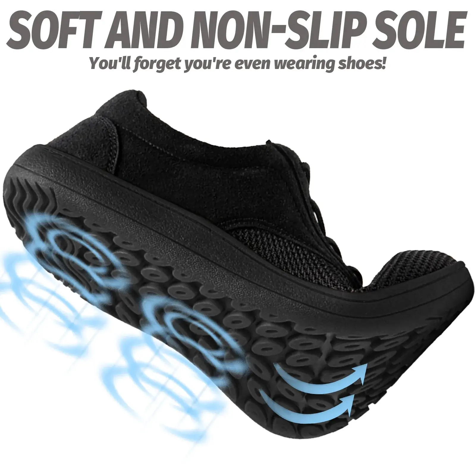 Women's and Men's Urban Comfort Shoes Wide-Toe Design Lightweight Anti-Slip Shoes Breathable Durable for Work Travel Daily Wear