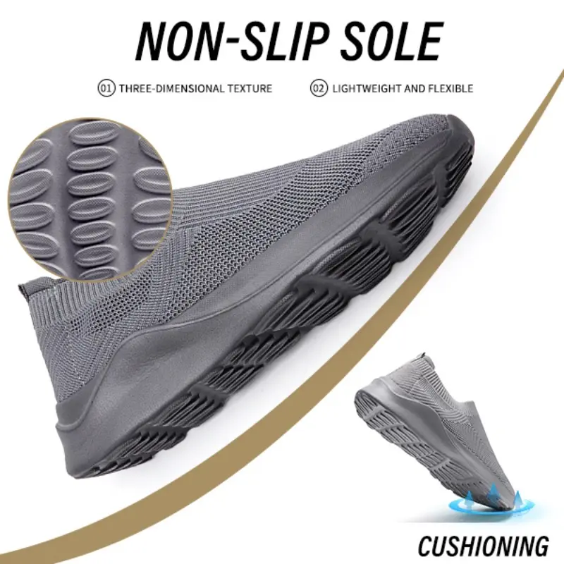 Women's Casual Sneakers Breathable Mesh Walking Shoes Lightweight Comfortable Slip on Shoes Fashion Flat for Women Size 36-42