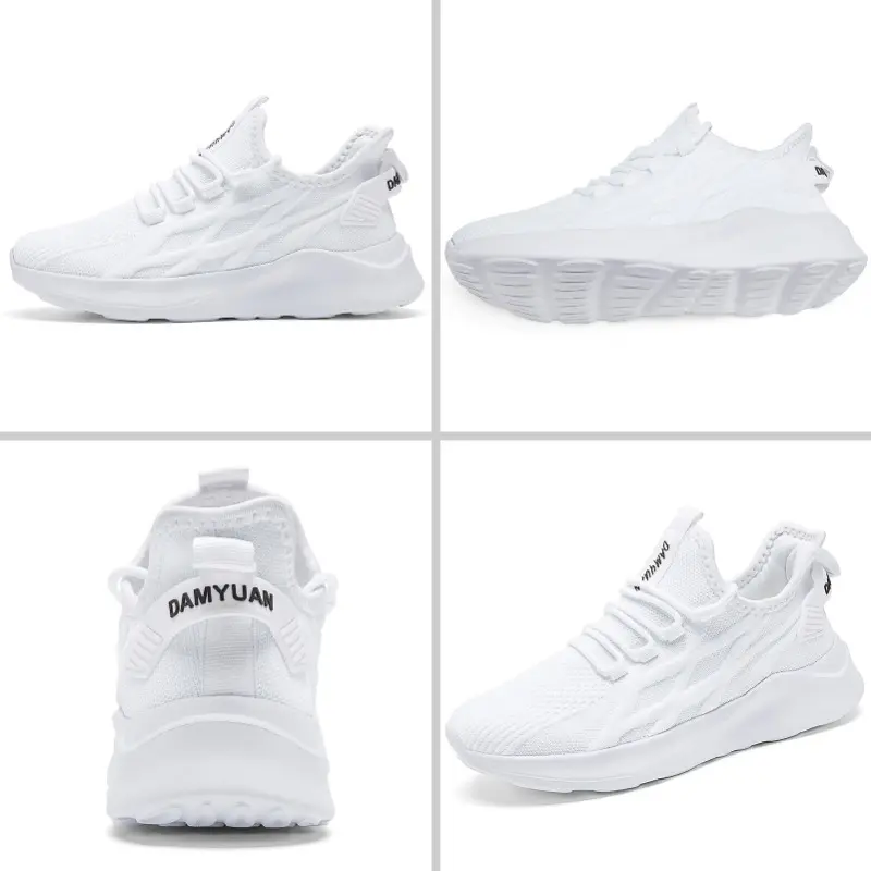 New Unisex Athletic Sneakers Trendy Breathable Mesh Sports Shoes for Men and Women Lightweight Comfortable Running Walking Shoes