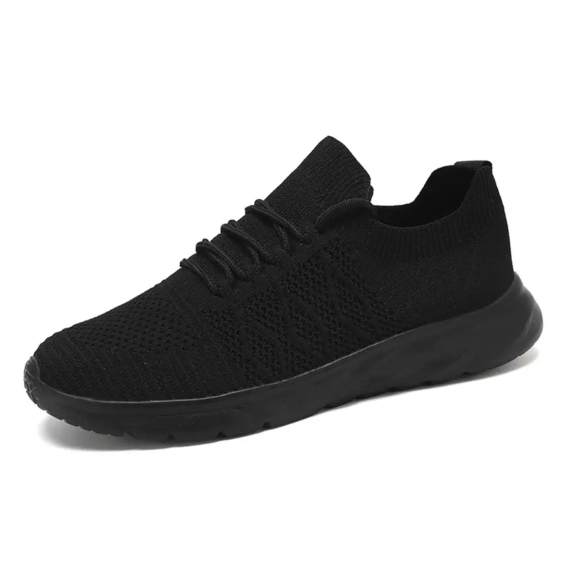 Men's Lightweight Sneakers Breathable Mesh Upper Anti-Slip Design Comfortable All-Day Shoes for Work Leisure Versatile Use