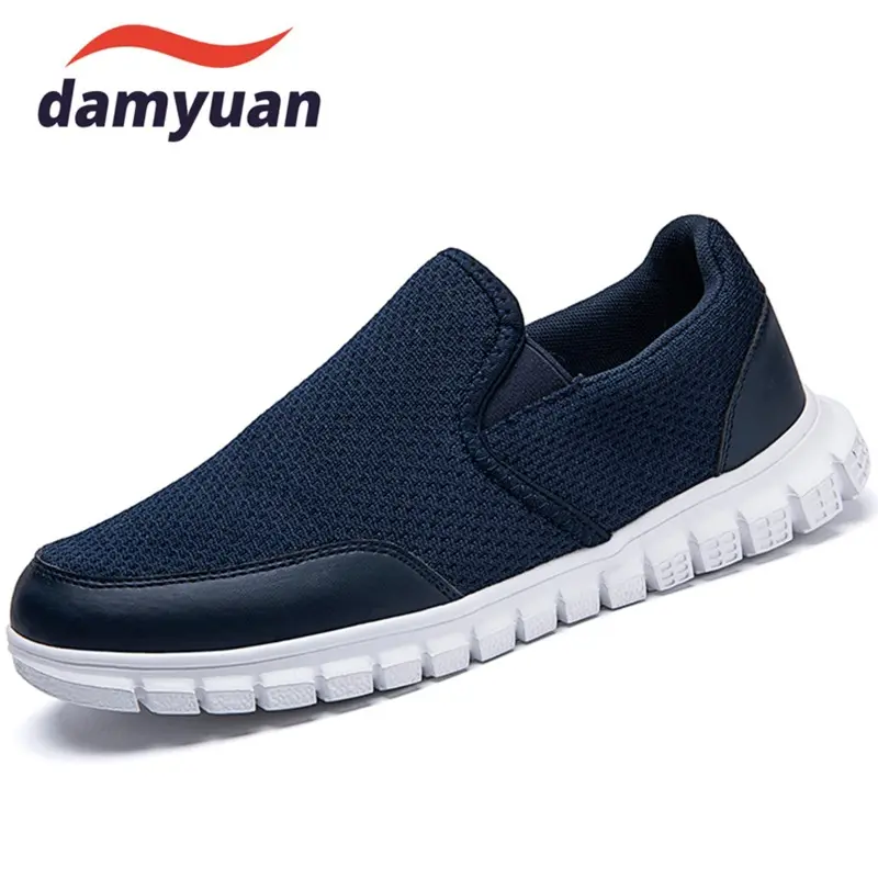 Classic Men's Comfort Loafers Anti-Slip Rubber Sole Lightweight Walking Shoes Breathable Business Casual Footwear Size 39-46