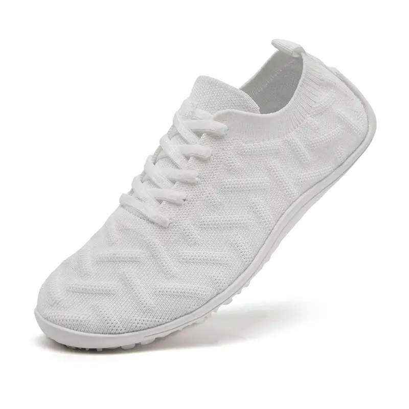 Women's Premium Wide Toe Box Walking Shoes Breathable Mesh Vulcanized Casual Shoe Soft Sole Barefoot Sneakers Size 36-42