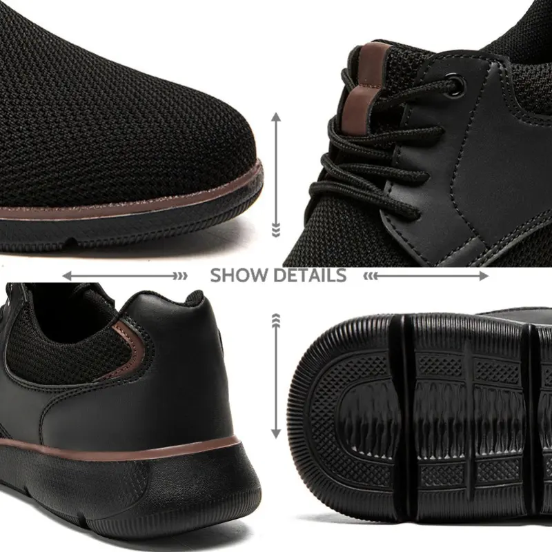 Men's Loafers Comfortable Lightweight Design Breathable Upper Soft Non-Slip Sole for Office Travel Casual Wear All Day Comfort