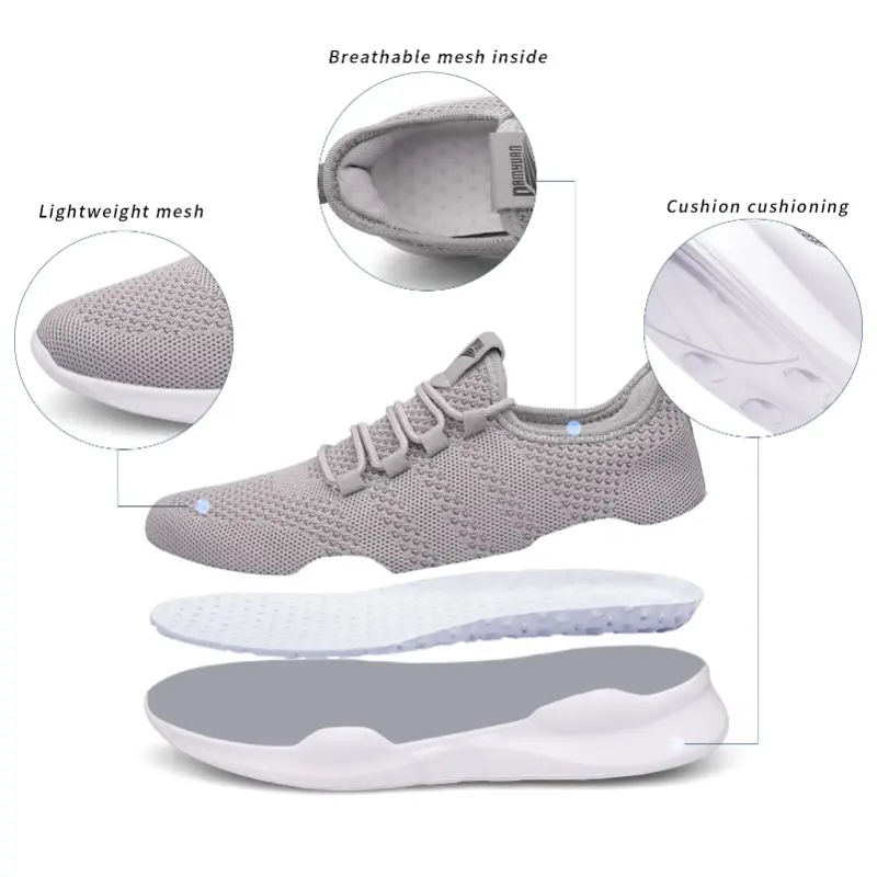 Men and Women Casual Sports Shoes Breathable Lightweight Sneakers Fashion Comfortable Walking Running Shoes Non Slip Sole