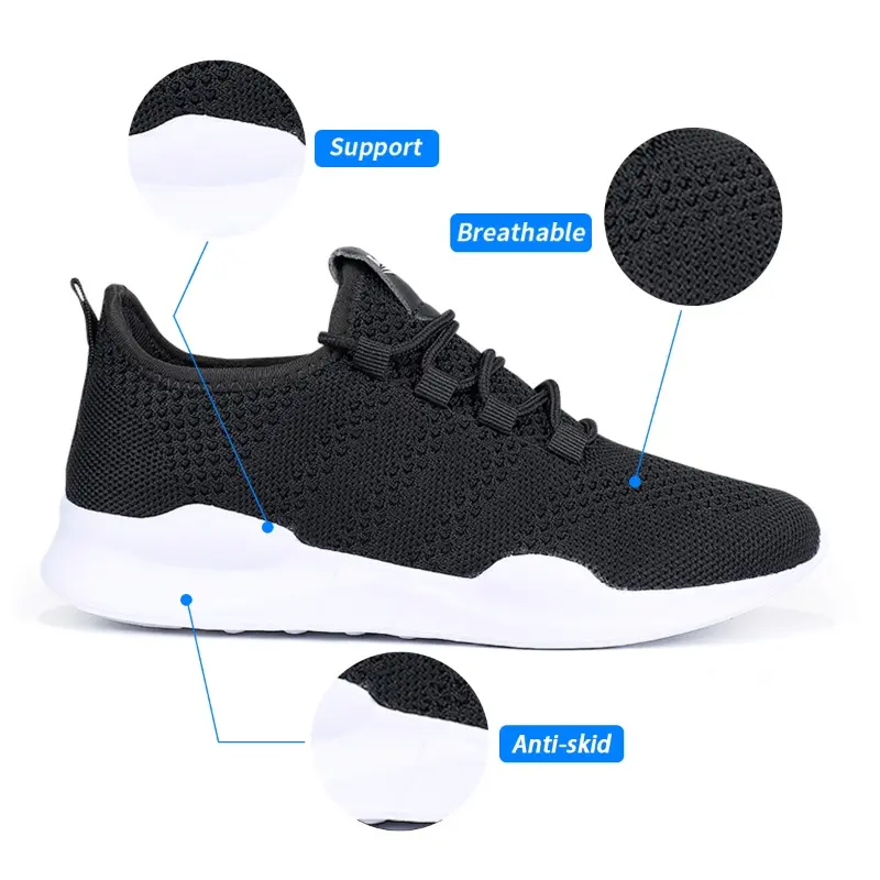 Men and Women Casual Sports Shoes Breathable Lightweight Sneakers Fashion Comfortable Walking Running Shoes Non Slip Sole