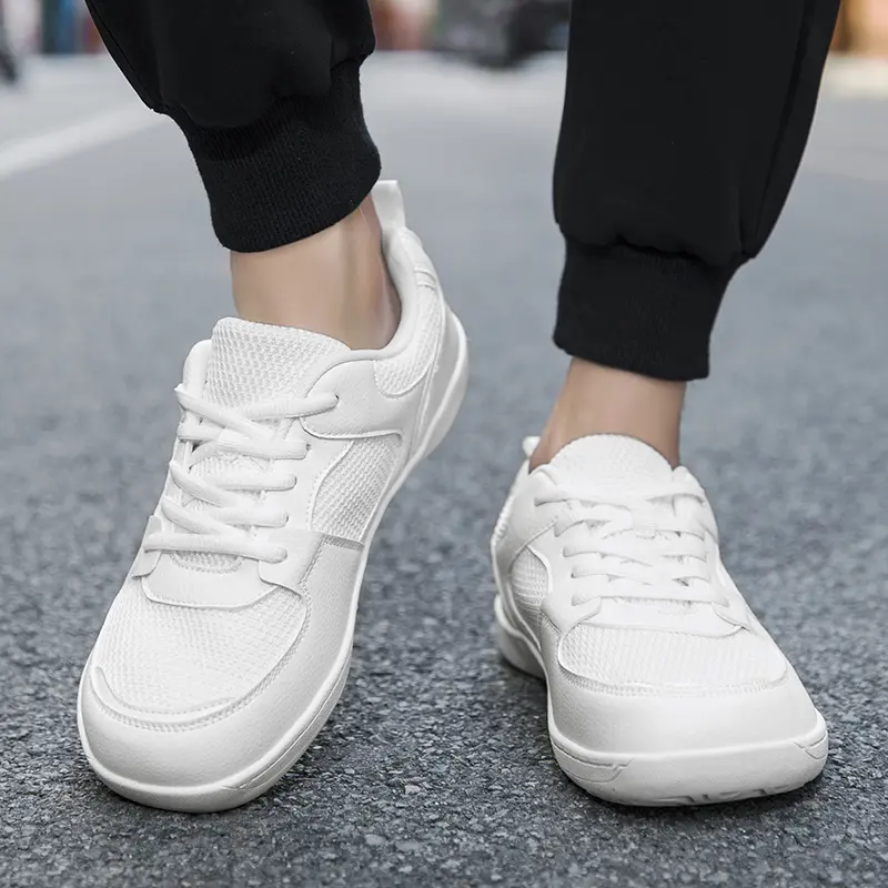Men's Wide Width Casual Shoes Extra Toe Room Non-Slip Rubber Sole Lightweight Cushioned Shoes for Wide Feet All-Day Comfort