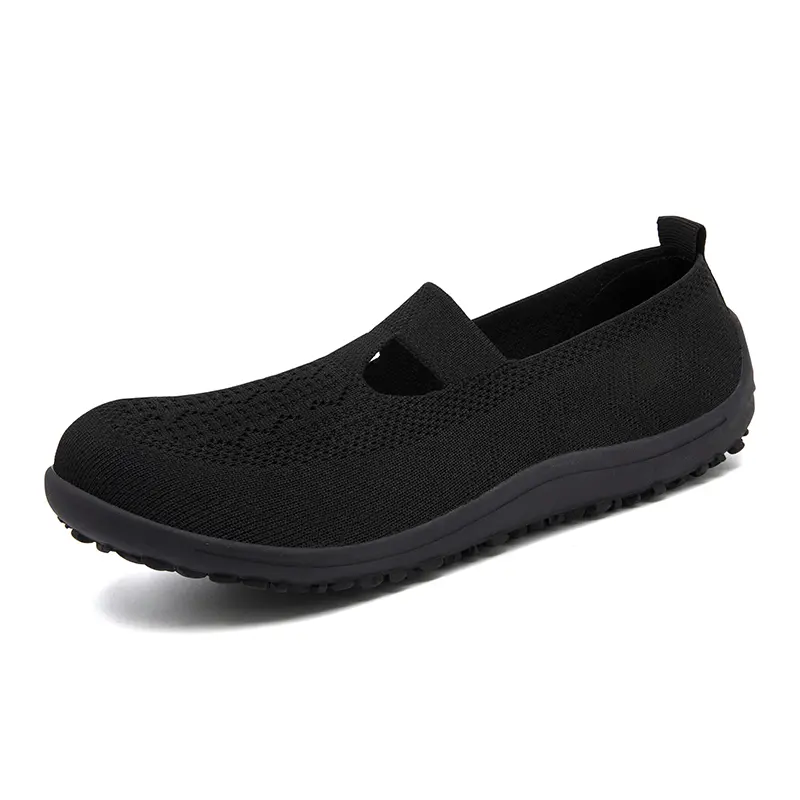 Breathable Women's Barefoot Running Shoes Anti Slip Wide Toe Space Minimalist Sneakers Ultra Thin Sole Casual Shoe Plus Size 42
