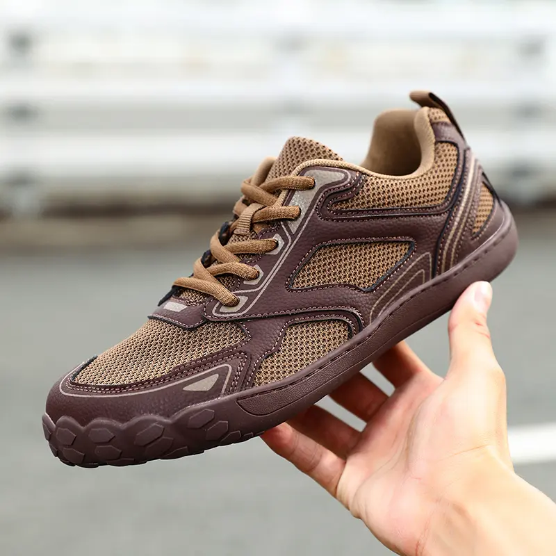 Men's Cushioned Wide Shoes Office Casual Non-Slip Design Versatile Durable Lightweight Comfortable for Travel Outdoor Activities