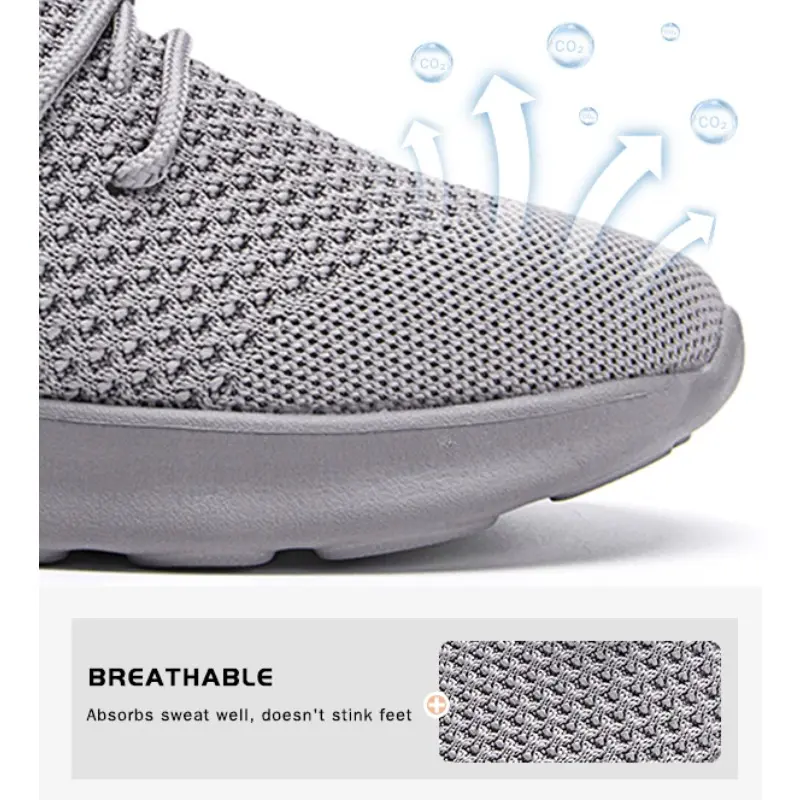 Unisex Durable Sports Shoes Lightweight Breathable Running Sneakers for Men and Women Comfortable Walking Shoes Size 36-46