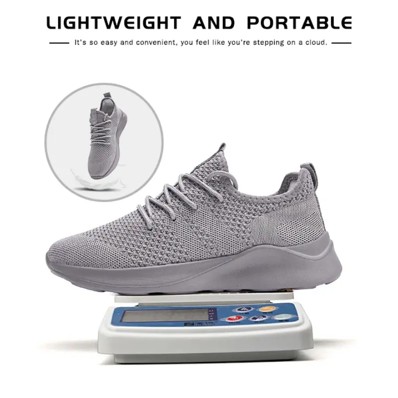Fashion Men's and Women's Casual Shoes Breathable Ultralight Sneakers Mesh Comfortable Running Shoes for Daily Wear Size 36-46