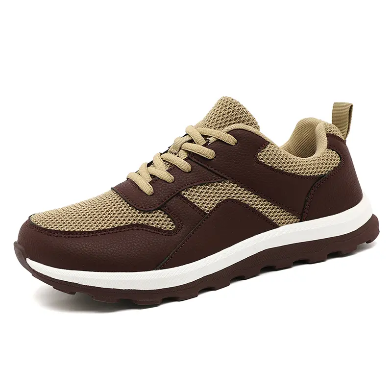 Fashion Men's Wide Width Comfort Shoes Breathable Upper Lightweight Anti-Slip Comfortable Outdoor Casual Shoes for Wide Feet