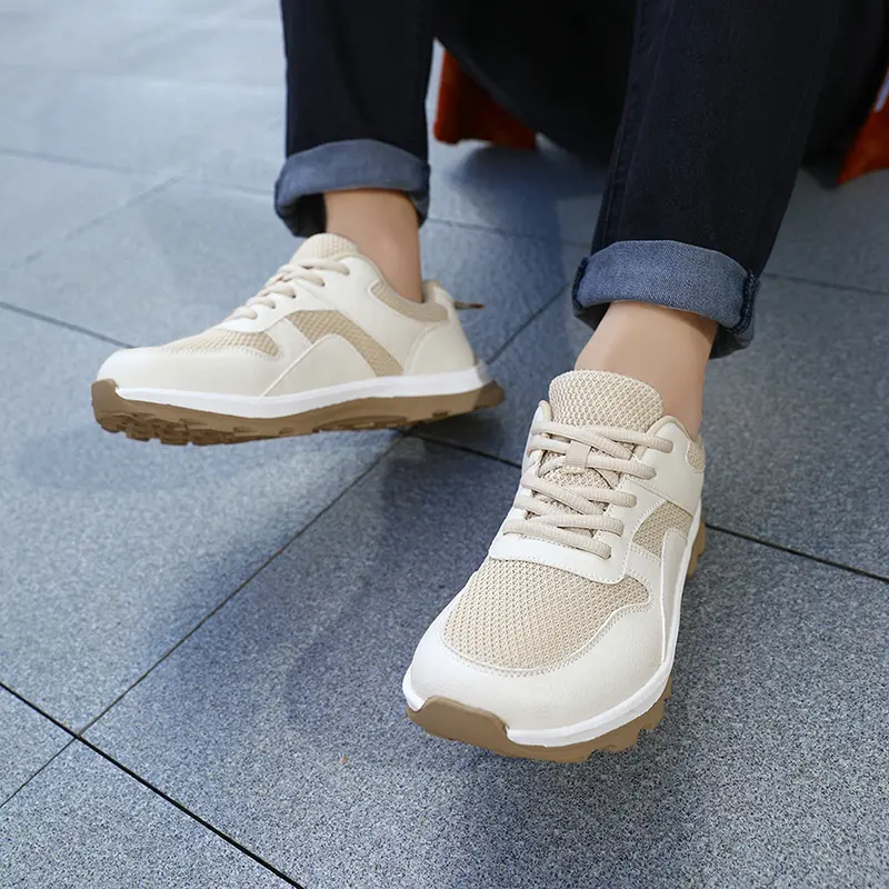 Fashion Men's Wide Width Comfort Shoes Breathable Upper Lightweight Anti-Slip Comfortable Outdoor Casual Shoes for Wide Feet