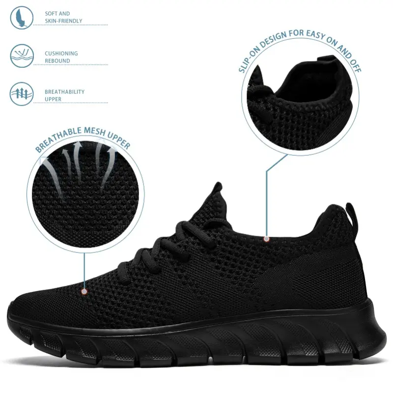 Men's and Women's Casual Sport Shoes Breathable Lightweight Sneakers Outdoor Running Shoes Athletic Jogging Walking Footwear