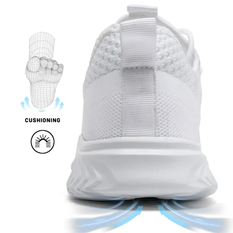 Fashion Women Ultralight Sneakers Trendy Lightweight Walking Shoes Breathable Mesh Comfortable Men Casual  Shoes Size 36-46