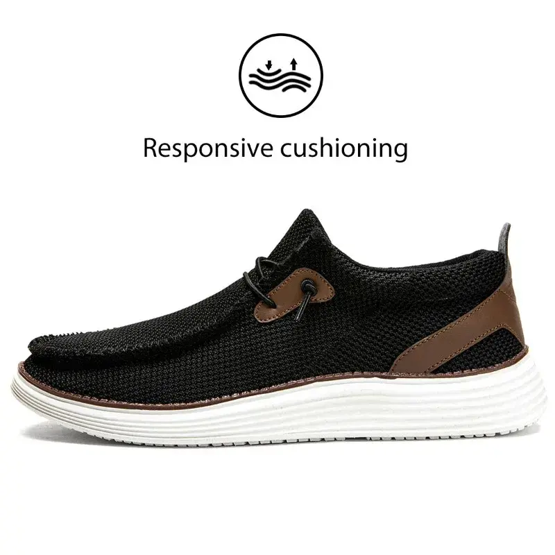 Summer Casual Loafers for Men Slip on Shoes Breathable Lightweight Walking Shoes Comfortable Streetwear Sneakers Size 39-48