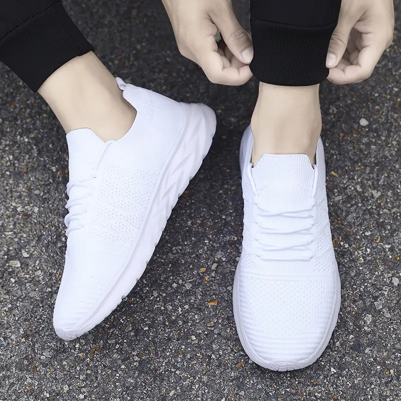 Men's Comfortable and Breathable Casual Shoes with Anti-Slip Design Lightweight Mesh Upper and Cushioned Insole for All-Day Wear