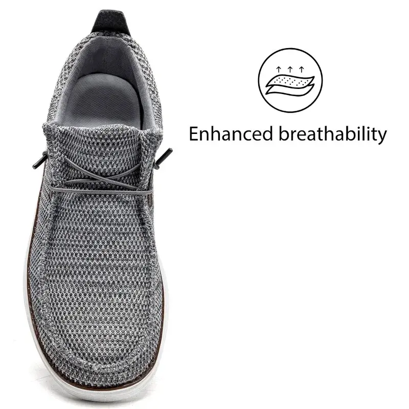 Summer Casual Loafers for Men Slip on Shoes Breathable Lightweight Walking Shoes Comfortable Streetwear Sneakers Size 39-48
