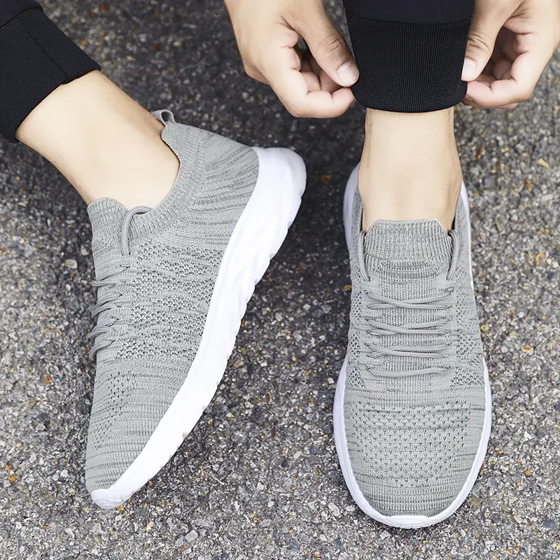 Men's Comfortable and Breathable Casual Shoes with Anti-Slip Design Lightweight Mesh Upper and Cushioned Insole for All-Day Wear
