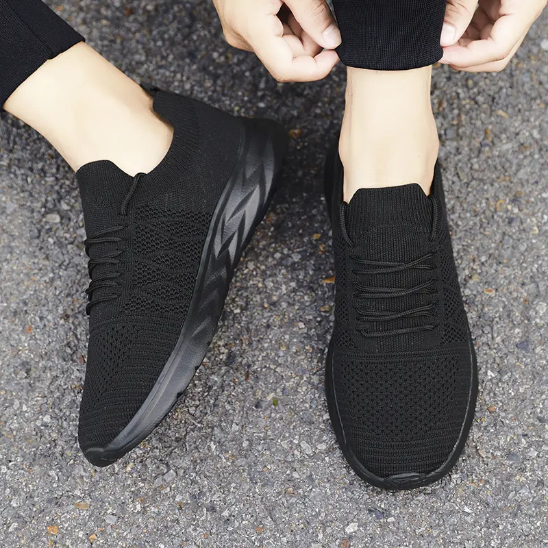 Men's Comfortable and Breathable Casual Shoes with Anti-Slip Design Lightweight Mesh Upper and Cushioned Insole for All-Day Wear
