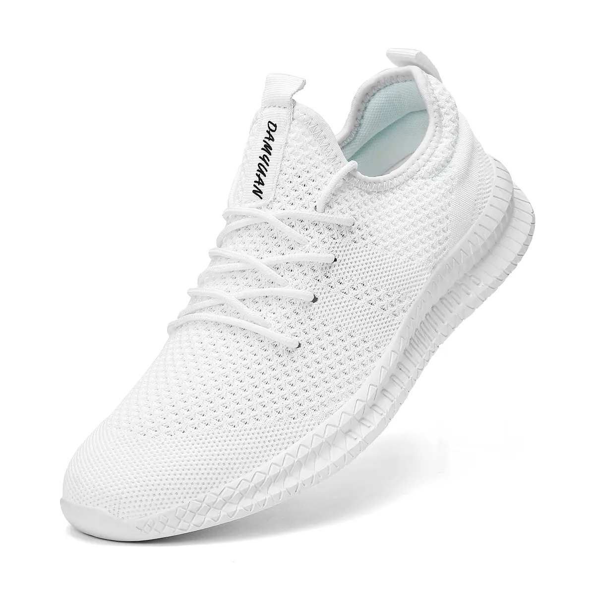 Damyuan Man Sneakers for Men‘s Black Running Shoes Army Green Breathable Sport Shoes Male Female Women Red lightweight  Sneakers