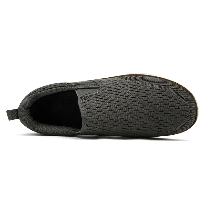 Men's Summer Mesh Loafers Athletic Design Breathable Upper Anti-Slip Sole Walking Tennis Shoes Comfortable Walking Shoes