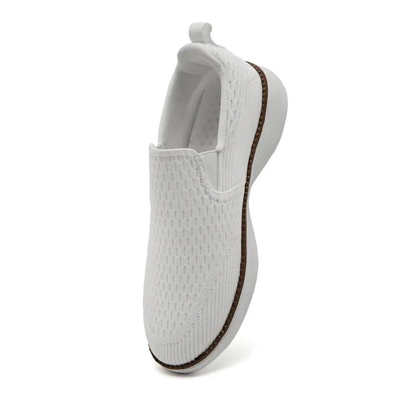 Men's Summer Mesh Loafers Athletic Design Breathable Upper Anti-Slip Sole Walking Tennis Shoes Comfortable Walking Shoes