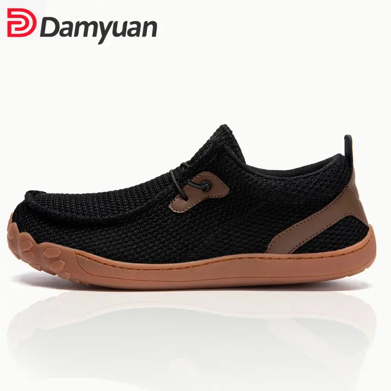 Men's Comfortable Wide Toe Running Shoes Barefoot Lightweight Flexible Sole Casual Walking Shoes for Wide Feet Size 39-46